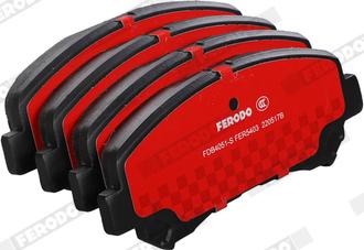 Ferodo FDB4051-S - Kit de plaquettes de frein, frein à disque cwaw.fr