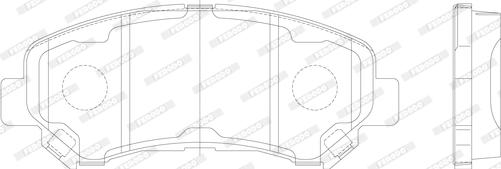 Ferodo FDB4051 - Kit de plaquettes de frein, frein à disque cwaw.fr