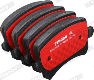 Ferodo FDB4058-S - Kit de plaquettes de frein, frein à disque cwaw.fr