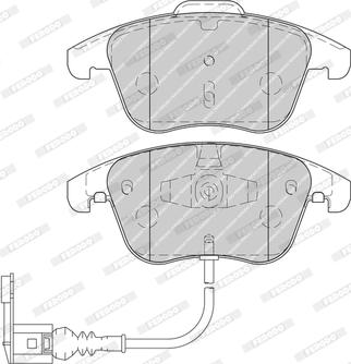 Ferodo FDB4057-D - Kit de plaquettes de frein, frein à disque cwaw.fr