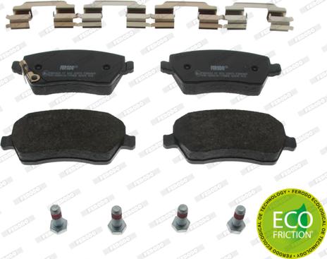 Ferodo FDB4069 - Kit de plaquettes de frein, frein à disque cwaw.fr