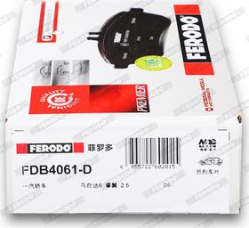 Ferodo FDB4061-D - Kit de plaquettes de frein, frein à disque cwaw.fr