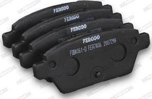 Ferodo FDB4061-D - Kit de plaquettes de frein, frein à disque cwaw.fr