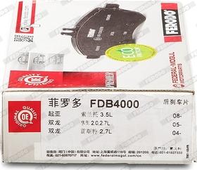 Ferodo FDB4000 - Kit de plaquettes de frein, frein à disque cwaw.fr