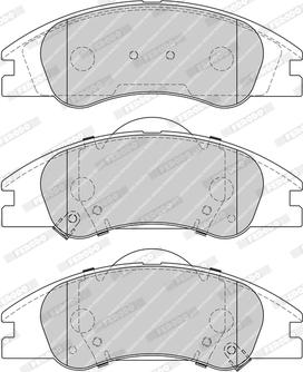 Ferodo FDB4014-D - Kit de plaquettes de frein, frein à disque cwaw.fr