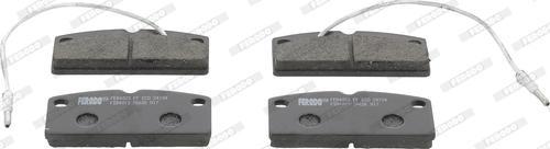 Ferodo FDB4013 - Kit de plaquettes de frein, frein à disque cwaw.fr