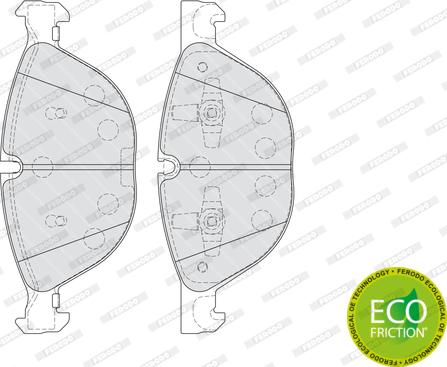 Ferodo FDB4079 - Kit de plaquettes de frein, frein à disque cwaw.fr