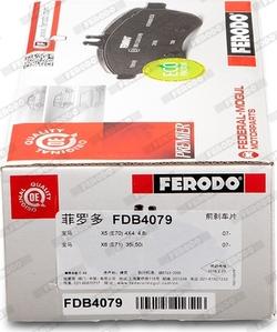 Ferodo FDB4079 - Kit de plaquettes de frein, frein à disque cwaw.fr