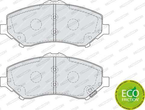 Ferodo FDB4074 - Kit de plaquettes de frein, frein à disque cwaw.fr