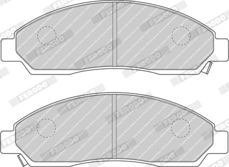 Ferodo FDB4073 - Kit de plaquettes de frein, frein à disque cwaw.fr