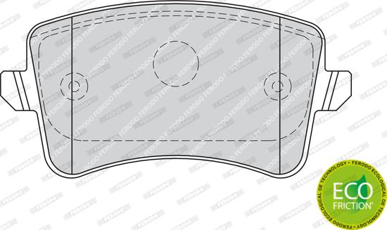 Ferodo FDB4190 - Kit de plaquettes de frein, frein à disque cwaw.fr