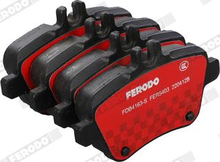 Ferodo FDB4163-S - Kit de plaquettes de frein, frein à disque cwaw.fr