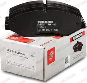 Ferodo FDB4104 - Kit de plaquettes de frein, frein à disque cwaw.fr