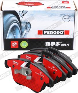 Ferodo FDB4107-S - Kit de plaquettes de frein, frein à disque cwaw.fr