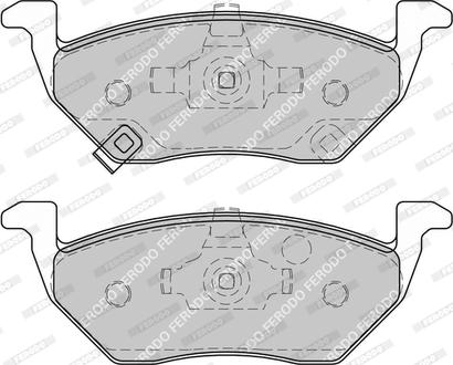 Ferodo FDB4898-D - Kit de plaquettes de frein, frein à disque cwaw.fr