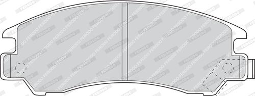 Ferodo FDB489 - Kit de plaquettes de frein, frein à disque cwaw.fr