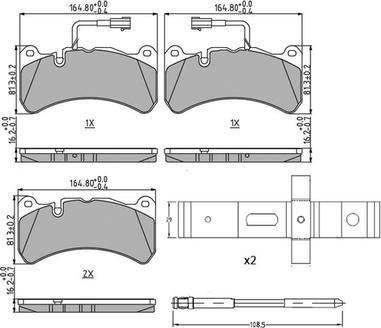 Ferodo FDB4846 - Kit de plaquettes de frein, frein à disque cwaw.fr