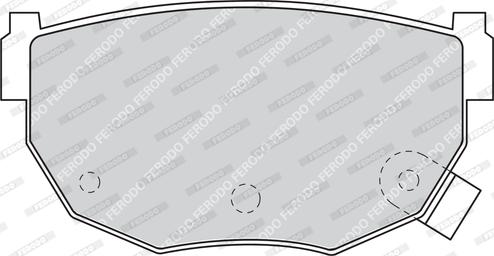 Ferodo FDB484 - Kit de plaquettes de frein, frein à disque cwaw.fr