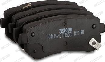 Ferodo FDB4856-D - Kit de plaquettes de frein, frein à disque cwaw.fr