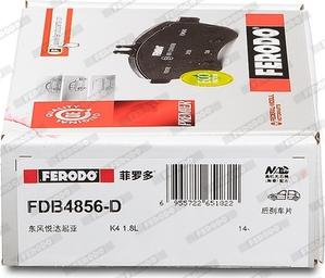 Ferodo FDB4856-D - Kit de plaquettes de frein, frein à disque cwaw.fr