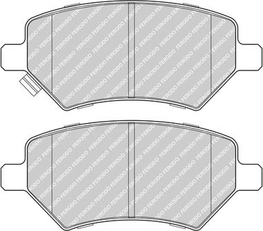 Ferodo FDB4802 - Kit de plaquettes de frein, frein à disque cwaw.fr