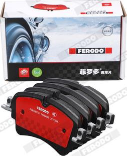 Ferodo FDB4807-S - Kit de plaquettes de frein, frein à disque cwaw.fr