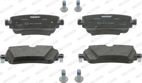 Ferodo FDB4807 - Kit de plaquettes de frein, frein à disque cwaw.fr