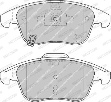 Ferodo FDB4810-D - Kit de plaquettes de frein, frein à disque cwaw.fr