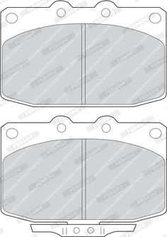 Ferodo FDB483 - Kit de plaquettes de frein, frein à disque cwaw.fr