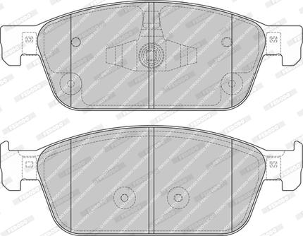 Ferodo FDB4820-D - Kit de plaquettes de frein, frein à disque cwaw.fr