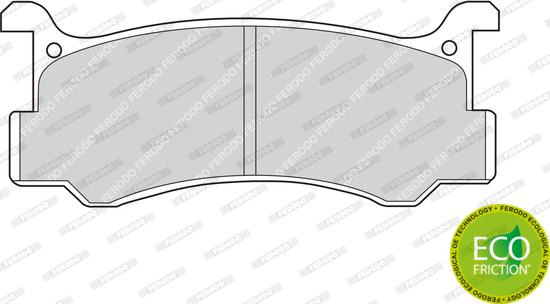 Ferodo FDB482 - Kit de plaquettes de frein, frein à disque cwaw.fr