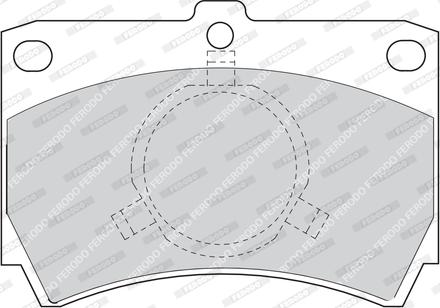 Ferodo FDB487 - Kit de plaquettes de frein, frein à disque cwaw.fr