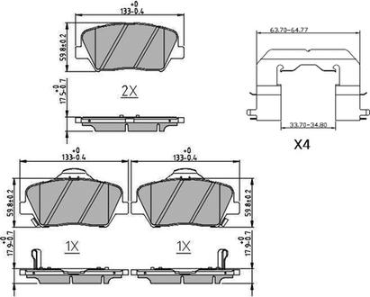 Ferodo FDB4396 - Kit de plaquettes de frein, frein à disque cwaw.fr