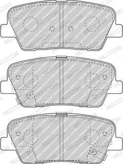 Ferodo FDB4391 - Kit de plaquettes de frein, frein à disque cwaw.fr