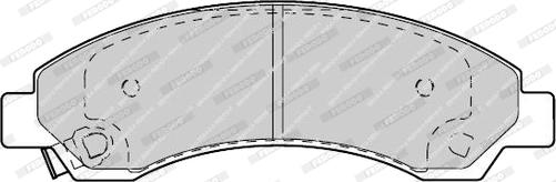 Ferodo FDB4392-D - Kit de plaquettes de frein, frein à disque cwaw.fr