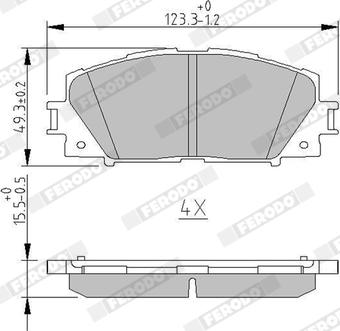 Ferodo FDB4310 - Kit de plaquettes de frein, frein à disque cwaw.fr