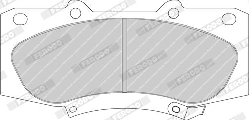 Ferodo FDB4334 - Kit de plaquettes de frein, frein à disque cwaw.fr