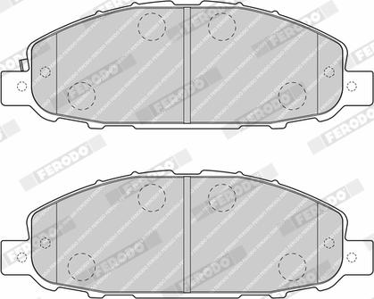 Ferodo FDB4333 - Kit de plaquettes de frein, frein à disque cwaw.fr