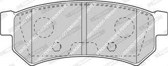 Ferodo FDB4295-D - Kit de plaquettes de frein, frein à disque cwaw.fr