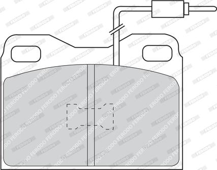 Ferodo FDB424 - Kit de plaquettes de frein, frein à disque cwaw.fr