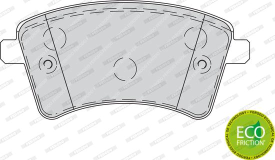 Ferodo FDB4256 - Kit de plaquettes de frein, frein à disque cwaw.fr