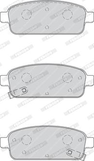 Ferodo FDB4263 - Kit de plaquettes de frein, frein à disque cwaw.fr