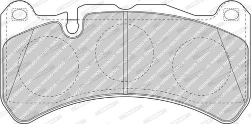 Ferodo FDB4212 - Kit de plaquettes de frein, frein à disque cwaw.fr