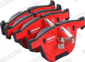 Ferodo FDB4286-S - Kit de plaquettes de frein, frein à disque cwaw.fr