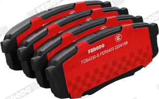 Ferodo FDB4230-S - Kit de plaquettes de frein, frein à disque cwaw.fr