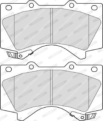 Ferodo FDB4229 - Kit de plaquettes de frein, frein à disque cwaw.fr