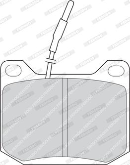 Ferodo FDB42 - Kit de plaquettes de frein, frein à disque cwaw.fr