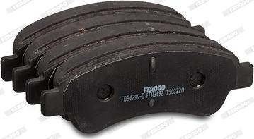 Ferodo FDB4796-D - Kit de plaquettes de frein, frein à disque cwaw.fr