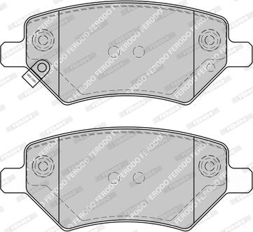 Ferodo FDB4790-D - Kit de plaquettes de frein, frein à disque cwaw.fr