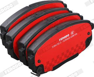 Ferodo FDB4792-S - Kit de plaquettes de frein, frein à disque cwaw.fr